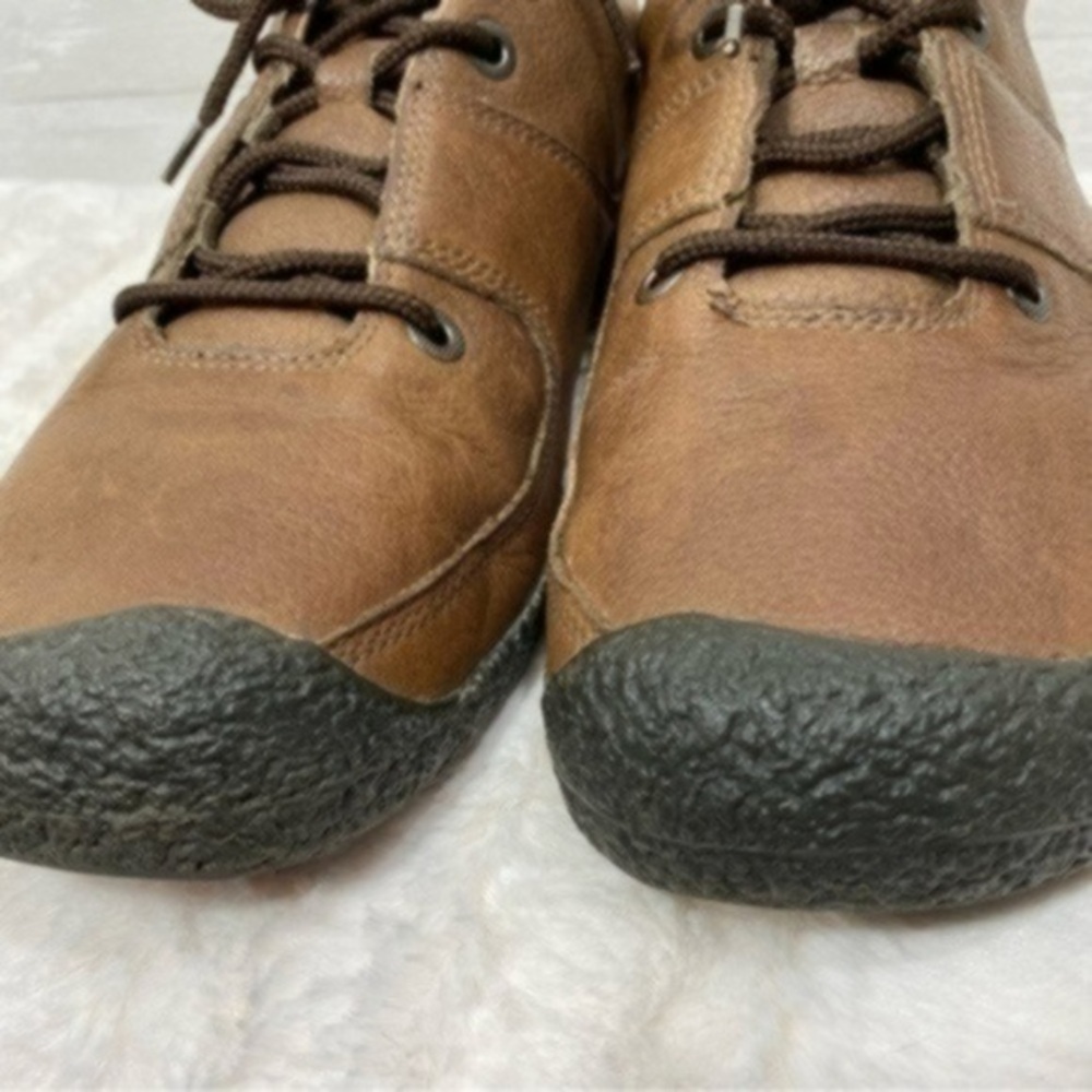 Keen men’s leather sneaker shoes Size 9.5 color Brown - Picture 5 of 12